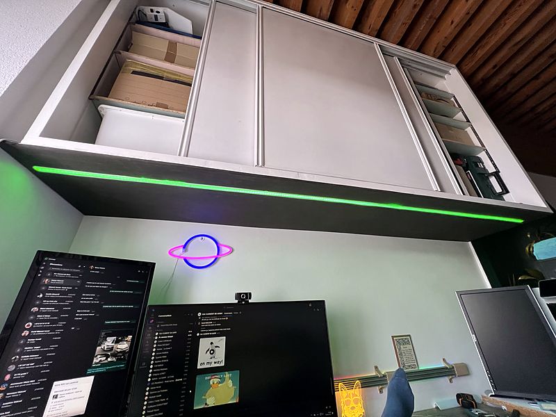 Cache de LED en sous-face